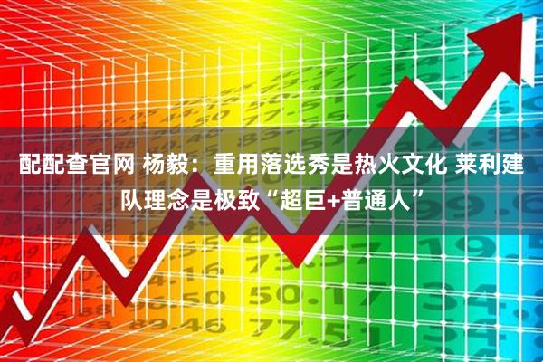 配配查官网 杨毅：重用落选秀是热火文化 莱利建队理念是极致“超巨+普通人”